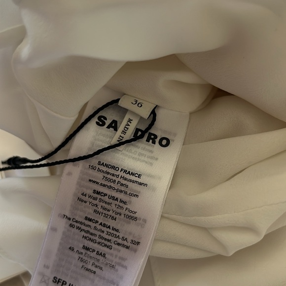 Sandro Safi Ruffled Hem Mini Skirt in Alpaca wool blend - Picture 8 of 8